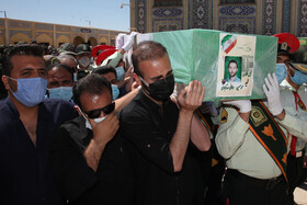 تشییع محمدحسین دهقانی،پلیس افتخاری کلانتری ۱۸ولیعصر (عج) شهر شیراز