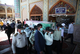 تشییع محمدحسین دهقانی،پلیس افتخاری کلانتری ۱۸ولیعصر (عج) شهر شیراز