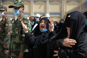 تشییع محمدحسین دهقانی،پلیس افتخاری کلانتری ۱۸ولیعصر (عج) شهر شیراز