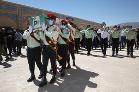 تشییع محمدحسین دهقانی،پلیس افتخاری کلانتری ۱۸ولیعصر (عج) شهر شیراز