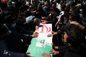 تشییع محمدحسین دهقانی،پلیس افتخاری کلانتری ۱۸ولیعصر (عج) شهر شیراز