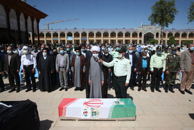 تشییع محمدحسین دهقانی،پلیس افتخاری کلانتری ۱۸ولیعصر (عج) شهر شیراز