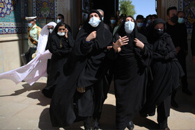 تشییع محمدحسین دهقانی،پلیس افتخاری کلانتری ۱۸ولیعصر (عج) شهر شیراز