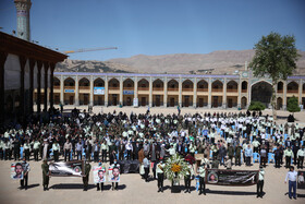 تشییع محمدحسین دهقانی،پلیس افتخاری کلانتری ۱۸ولیعصر (عج) شهر شیراز