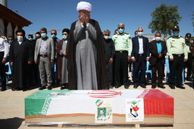 تشییع محمدحسین دهقانی،پلیس افتخاری کلانتری ۱۸ولیعصر (عج) شهر شیراز