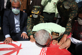 تشییع محمدحسین دهقانی،پلیس افتخاری کلانتری ۱۸ولیعصر (عج) شهر شیراز