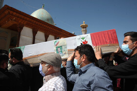 تشییع محمدحسین دهقانی،پلیس افتخاری کلانتری ۱۸ولیعصر (عج) شهر شیراز