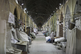 تعطیلی اصناف شیراز در وضعیت قرمز کرونا - بازار وکیل شمالی