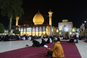 مراسم احیا شب نوزدهم ماه مبارک رمضان - حرم احمد ابن موسی،شاهچراغ (ع) -شیراز