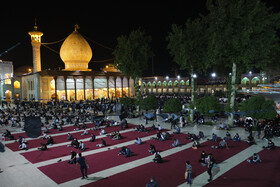 مراسم احیا شب نوزدهم ماه مبارک رمضان - حرم احمد ابن موسی،شاهچراغ (ع) -شیراز