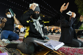 مراسم احیا شب نوزدهم ماه مبارک رمضان - حرم احمد ابن موسی،شاهچراغ (ع) -شیراز