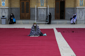 اقامه نماز عید فطر - سومین حرم اهل البیت احمد ابن موسی شاهچراغ (ع).شیراز