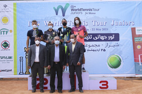 مراسم اختتامیه و اهدا جوایز تور جهانی تنیس زیر ۱۸ سال - شیراز