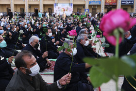 گلباران و گل آرایی بزرگداشت حضرت احمد بن موسی الکاظم شاهچراغ (ع) - شیراز