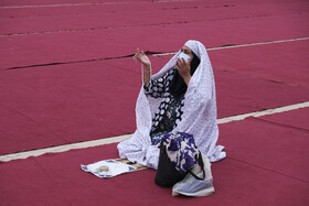 اقامه نماز عید قربان ـ حرم مطهر احمد ابن موسی شاهچراغ - (ع)