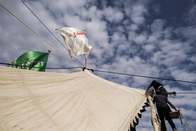 برپایی خیمه های 600 ساله محرم - زرقان 24