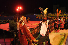 تعزیه شهادت حضرت علی اکبر (ع) در شب هشتم محرم ۱۴۰۰ - شهرک سعدی شیراز