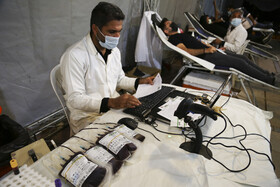 پویش نذر خون در هیئت های عزاداری - شیراز