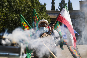 اعزام نمادین «رزمندگان» به جبهه ها - شیراز 4