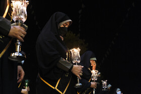 عزاداری و لاله گردانی اربعین شهادت امام حسین (ع) - حرم مطهر شاهچراغ (ع)