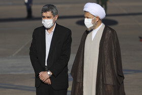 حضور نماینده ولی فقیه و استاندار فارس در فرودگاه شیراز