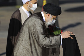 استقبال از ابراهیم رییسی، رییس جمهور در فرودگاه شیراز