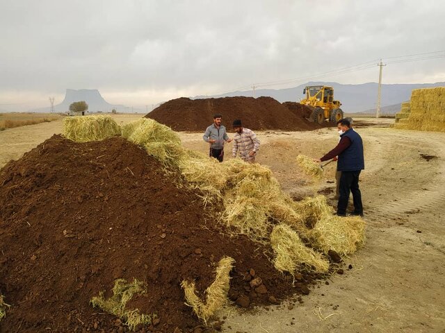 تولید ۱۵۰ تن کمپوست غنی شده در درودزن تولید ۱۵۰ تن کمپوست غنی شده در درودزن