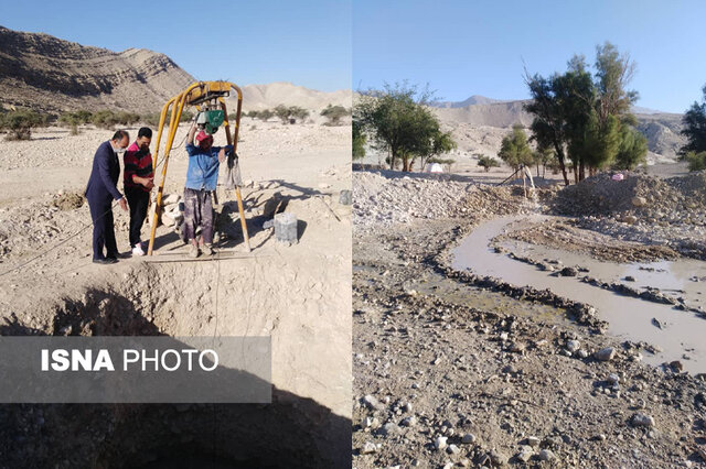 احیای قنات خشک شده بعد ۲ قرن در خُنج