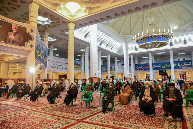 شهید سلیمانی و آیتالله مصباح یزدی نمود بنیان مرصوصند