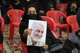 مراسم دومین سالگرد شهادت سردار سلیمانی در شاهچراغ - شیراز