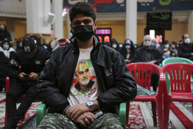 مراسم دومین سالگرد شهادت سردار سلیمانی در شاهچراغ - شیراز