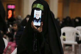 مراسم دومین سالگرد شهادت سردار سلیمانی در شاهچراغ - شیراز