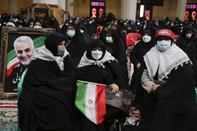 مراسم دومین سالگرد شهادت سردار سلیمانی در شاهچراغ - شیراز