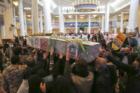 مراسم دومین سالگرد شهادت سردار سلیمانی در شاهچراغ - شیراز