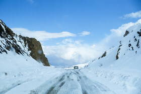 طبیعت بارش اولین برف زمستانی - منطقه گردشگری شش پیر استان فارسشش پیر - فارس
