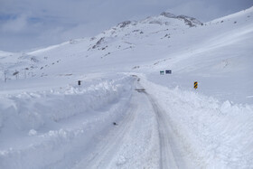 بسته شدن جاده کمهر و پیست اسکی پولادکف به روی گردشگران  - سپیدان