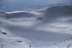 بسته شدن جاده کمهر و پیست اسکی پولادکف به روی گردشگران  - سپیدان