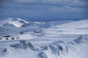 بسته شدن جاده کمهر و پیست اسکی پولادکف به روی گردشگران  - سپیدان