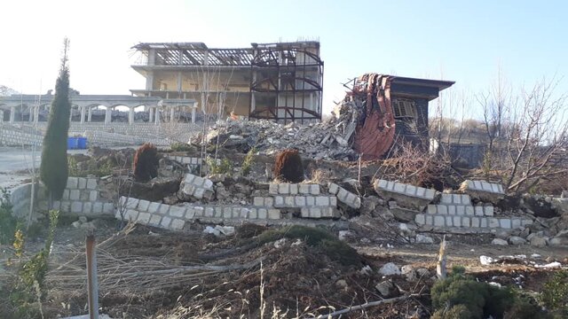 تخریب "کاخ ایرانیان" ارژن