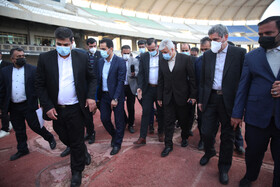 بازدید از پروژه ملی،افتتاح شده و نیمه کاره ورزشگاه ۵۰ هزار نفری پارس -شیراز