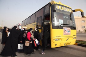 اعزام اولین کاروان راهیان نور از شمالغرب شیراز