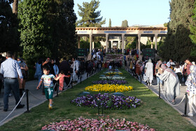 لحظه تحویل سال ۱۴۰۱- آرامگاه حافظیه شیراز