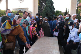 لحظه تحویل سال ۱۴۰۱- آرامگاه حافظیه شیراز