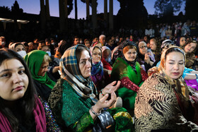 لحظه تحویل سال ۱۴۰۱- آرامگاه حافظیه شیراز