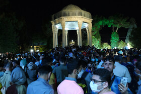 لحظه تحویل سال ۱۴۰۱- آرامگاه حافظیه شیراز