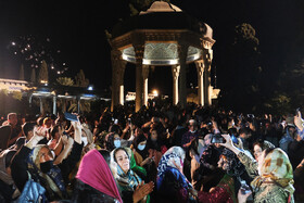 لحظه تحویل سال ۱۴۰۱- آرامگاه حافظیه شیراز