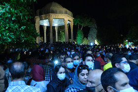 لحظه تحویل سال ۱۴۰۱- آرامگاه حافظیه شیراز