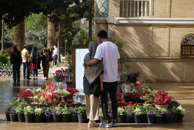 اولین روز از نوروز ۱۴۰۱ ، بازدید مسافران و گردشگران از مجموعه جهانی باغ گیاه شناسی ارم - شیراز