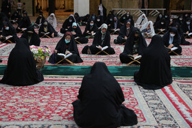 جزء خوانی قرآن کریم - حرم مطهر شاهچراغ (ع) 4