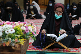 جزء خوانی قرآن کریم - حرم مطهر شاهچراغ (ع) 6